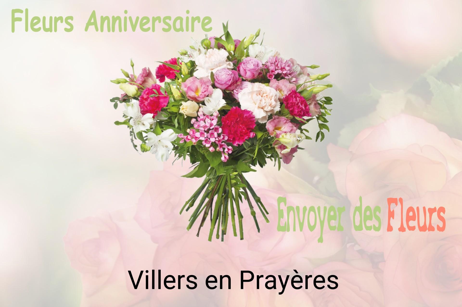Bouquet de fleurs d’anniversaire livré à Villers-en-Prayères