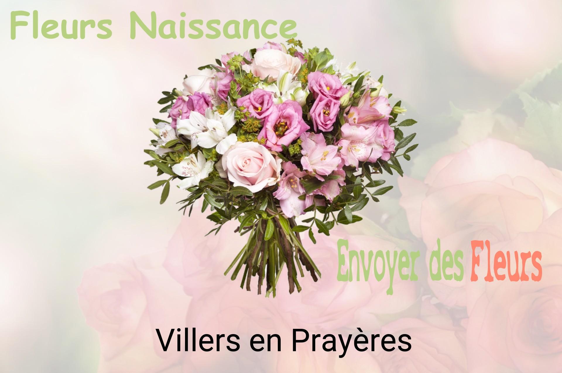 Bouquet de fleurs de naissance livré à Villers-en-Prayères
